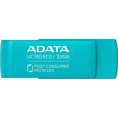 Флеш пам'ять USB A-DATA UC310 Eco 32GB USB 3.2 Gen1 Green (UC310E-32G-RGN) 01020902026 фото