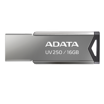 Флеш пам'ять USB A-DATA AUV250 16GB USB 2.0 Silver (AUV250-16G-RBK) 01020301889 фото