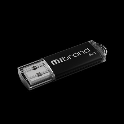 Флеш пам'ять USB Mibrand Cougar 8GB USB 2.0 Black (MI2.0/CU8P1B) 01020202137 фото