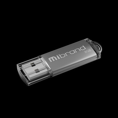 Флеш пам'ять USB Mibrand Cougar 8GB USB 2.0 Silver (MI2.0/CU8P1S) 01020202138 фото