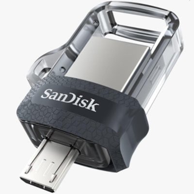 Флеш пам'ять USB SanDisk Ultra Dual Drive m3.0 32GB USB 3.0 OTG (SDDD3-032G-G46) 01021602187 фото