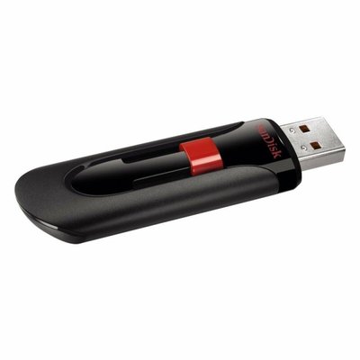Флеш пам'ять USB SanDisk Cruzer Glide 32GB USB 2.0 Black/Red (SDCZ60-032G-B35) 01020401942 фото
