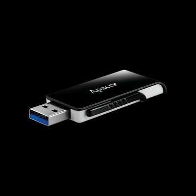 Флеш пам'ять USB Apacer AH350 16GB USB 3.2 Gen1 Black (AP16GAH350B-1) 01020801999 фото