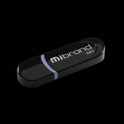 Флеш пам'ять USB Mibrand Panther 64GB USB 2.0 Black (MI2.0/PA64P2B) 01020501951 фото