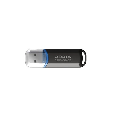 Флеш пам'ять USB A-DATA C906 64GB USB 2.0 Black (AC906-64G-RBK) 01020501972 фото