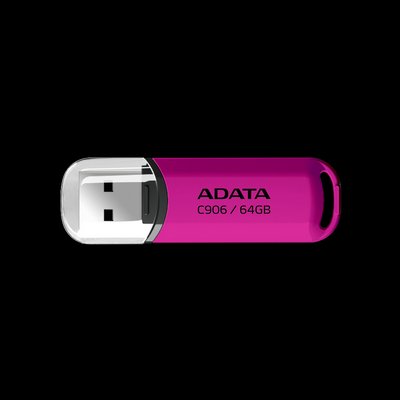 Флеш пам'ять USB A-DATA C906 64GB USB 2.0 Purple Pink (AC906-64G-RPP) 01020501977 фото