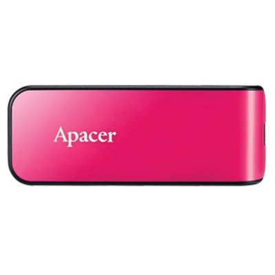 Флеш пам'ять USB Apacer AH334 16GB USB 2.0 Pink (AP16GAH334P-1) 01020302202 фото