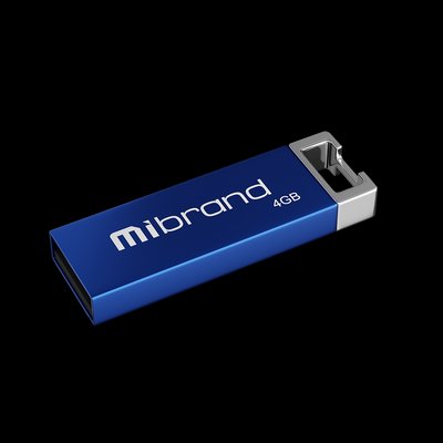 Флеш пам'ять USB Mibrand Chameleon 4GB USB 2.0 Blue (MI2.0/CH4U6U) 01020101836 фото