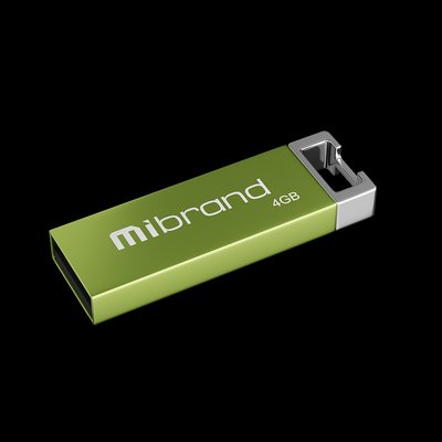 Флеш пам'ять USB Mibrand Chameleon 4GB USB 2.0 Light Green (MI2.0/CH4U6LG) 01020101846 фото