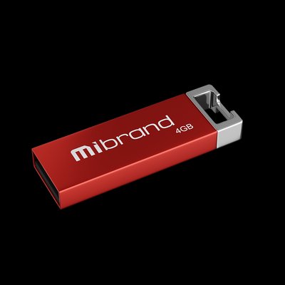 Флеш пам'ять USB Mibrand Chameleon 4GB USB 2.0 Red (MI2.0/CH4U6R) 01020101835 фото