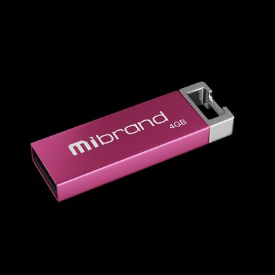 Флеш пам'ять USB Mibrand Chameleon 4GB USB 2.0 Pink (MI2.0/CH4U6P) 01020101847 фото